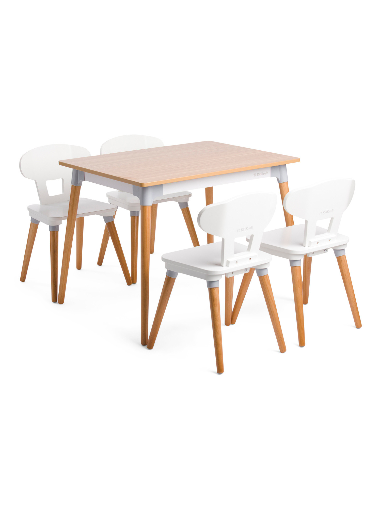 Mid Century Kid Table And Chairs Set | TJ Maxx