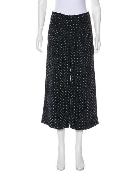 Zimmermann High-Rise Polka Dot Culottes Black | The RealReal