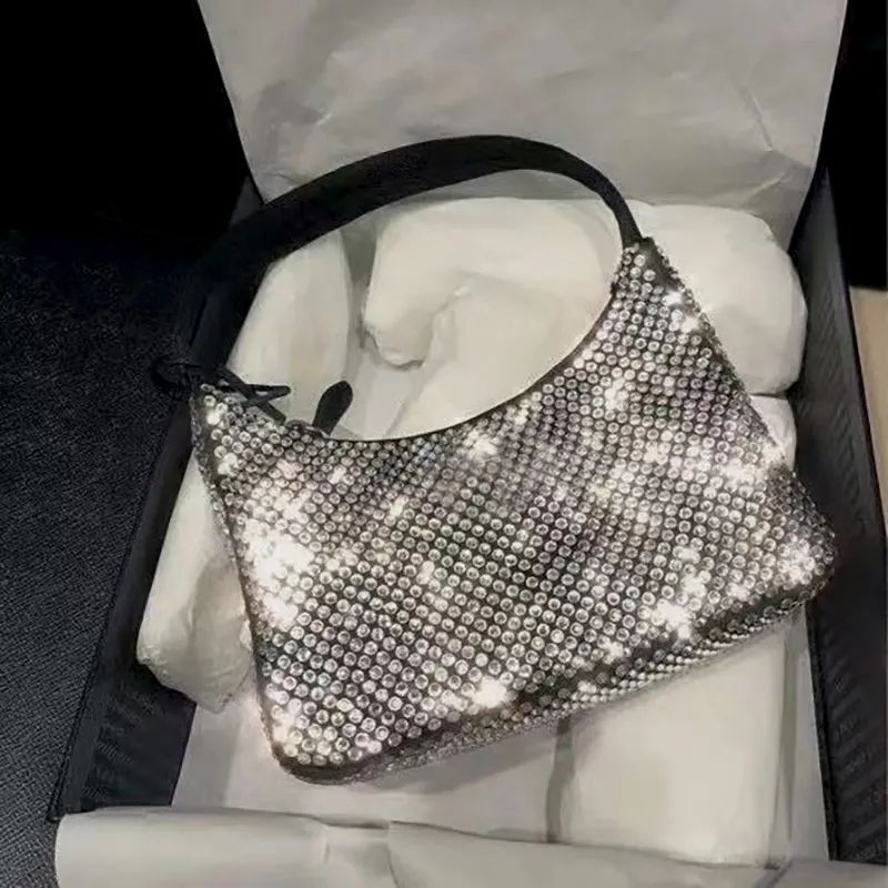 2005 Nylon Designers Bags Womens Diamond Handbags Top Quality Diamonds Handbag Canvas Bag Hobo Sh... | DHGate