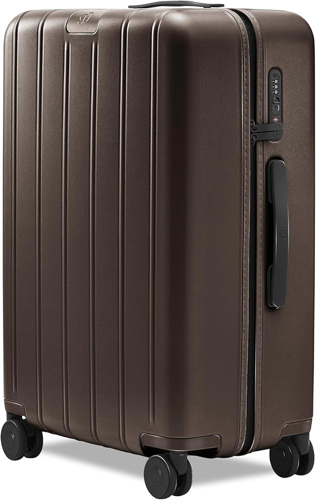 24 Inch Luggage with Spinner Wheels, Checked Luggage, Large Luggage for 5-7 Days Travel, 100% Har... | Amazon (US)