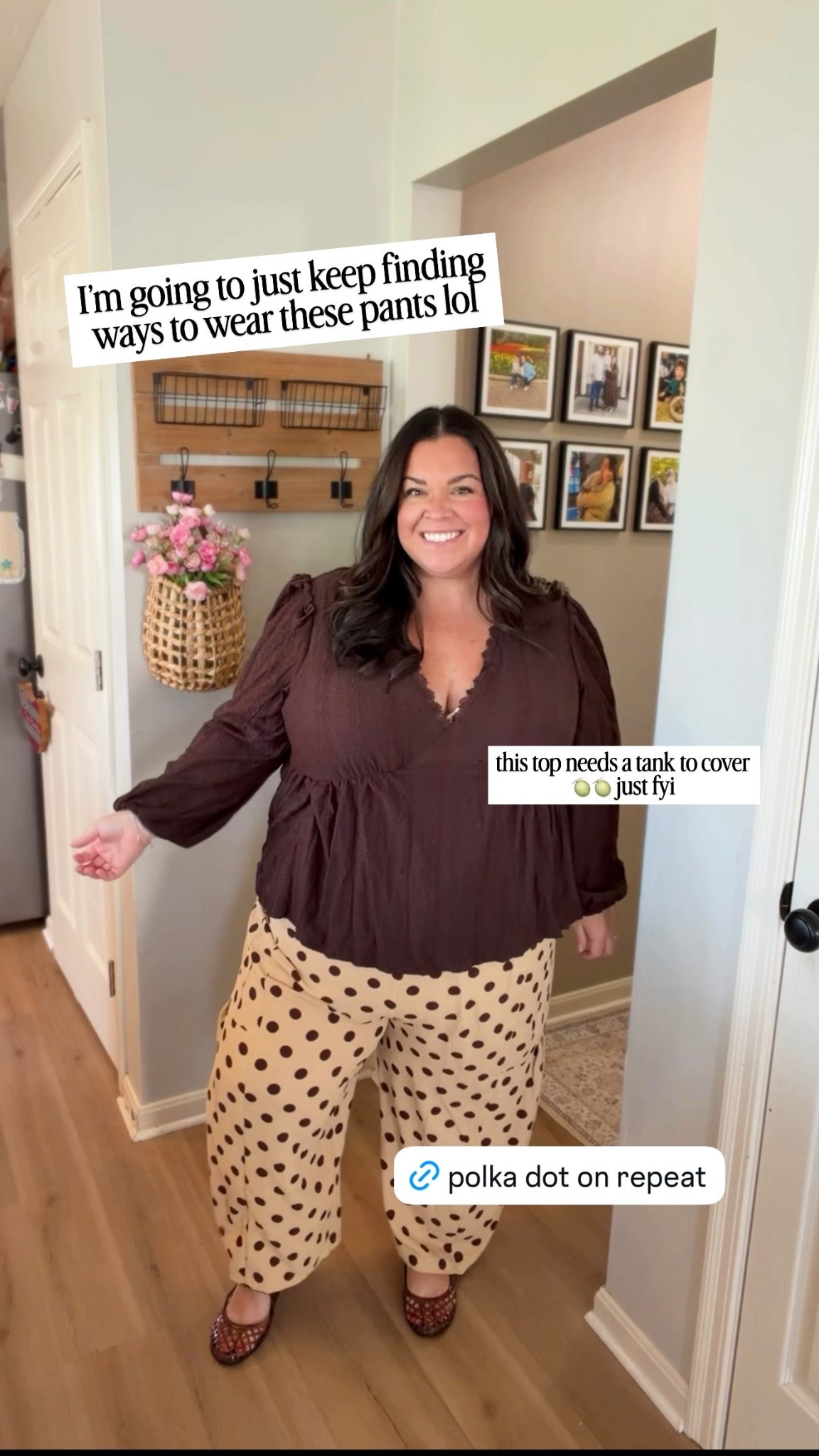 I’m going to just keep finding ways to wear these pants lol  this top needs a tank to cover 🍈🍈 just fyi

#LTKootd #LTKPlusSize #LTKSeasonal