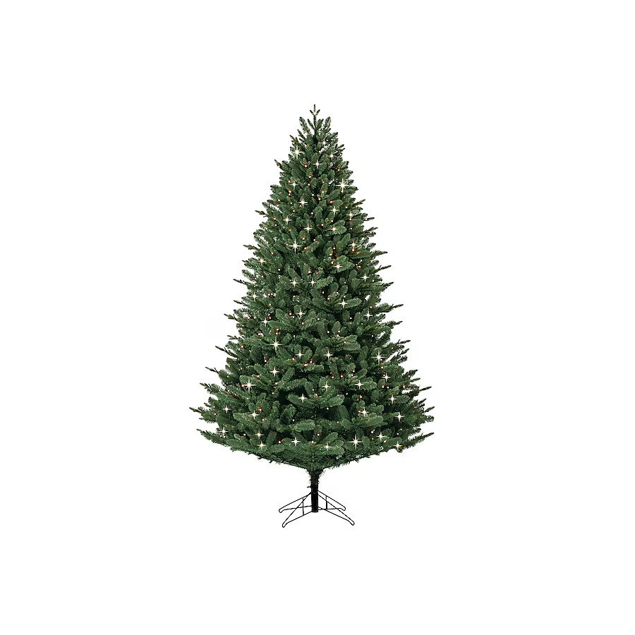 GE 7.5-ft Grand Sonoma Fir Pre-lit Artificial Christmas Tree with Color Changing LED Lights | Lowe's