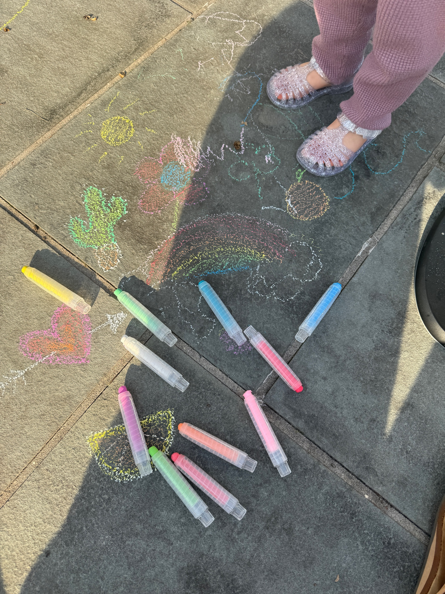 Dustless chalk with holders for no mess play! 

#LTKkids #LTKfamily