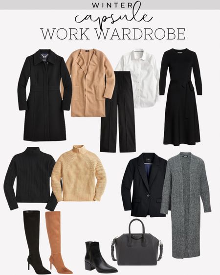 Winter capsule work wardrobe 

#LTKworkwear