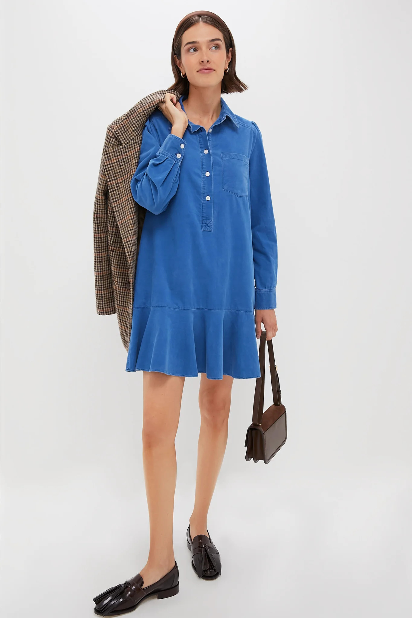 Indigo Corduroy Callahan Shirt Dress | Tuckernuck (US)
