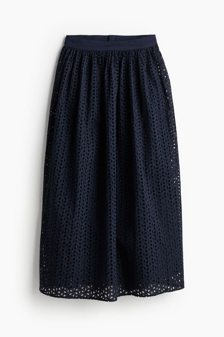 Broderie anglaise maxi skirt | H&M (UK, MY, IN, SG, PH, TW, HK)