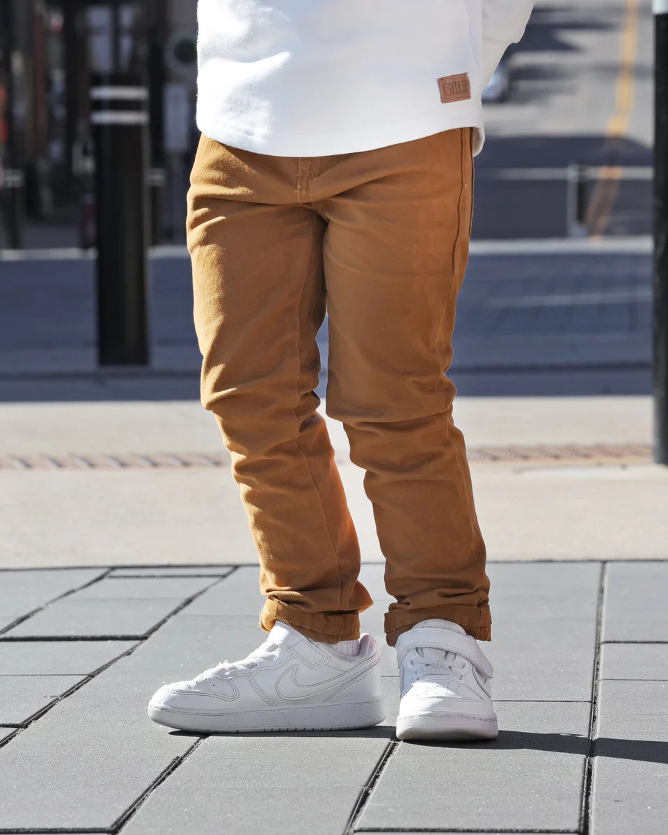 “Grow with Me” Jeans - Khaki | GILi Guise