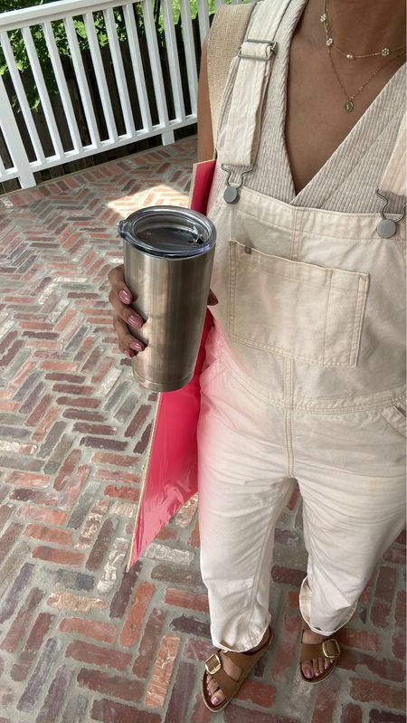 Today’s outfit - overalls and vest are old but linked similar. Have heard great things about the FP one and it’s available in an off white like mine  

#LTKSeasonal #LTKfindsunder100 #LTKActive