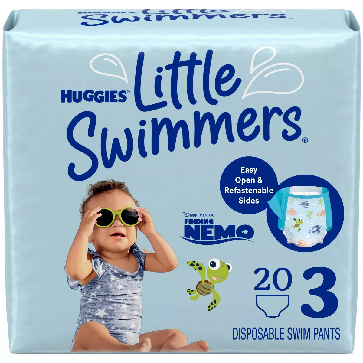 Huggies Little Swimmers Baby Swim Disposable Diapers - Size 3 - 20ct | Target