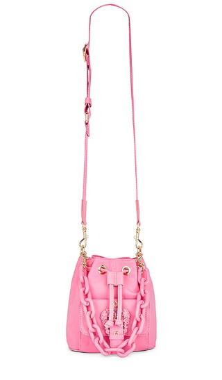 Drawstring Bag in Baby Pink | Revolve Clothing (Global)