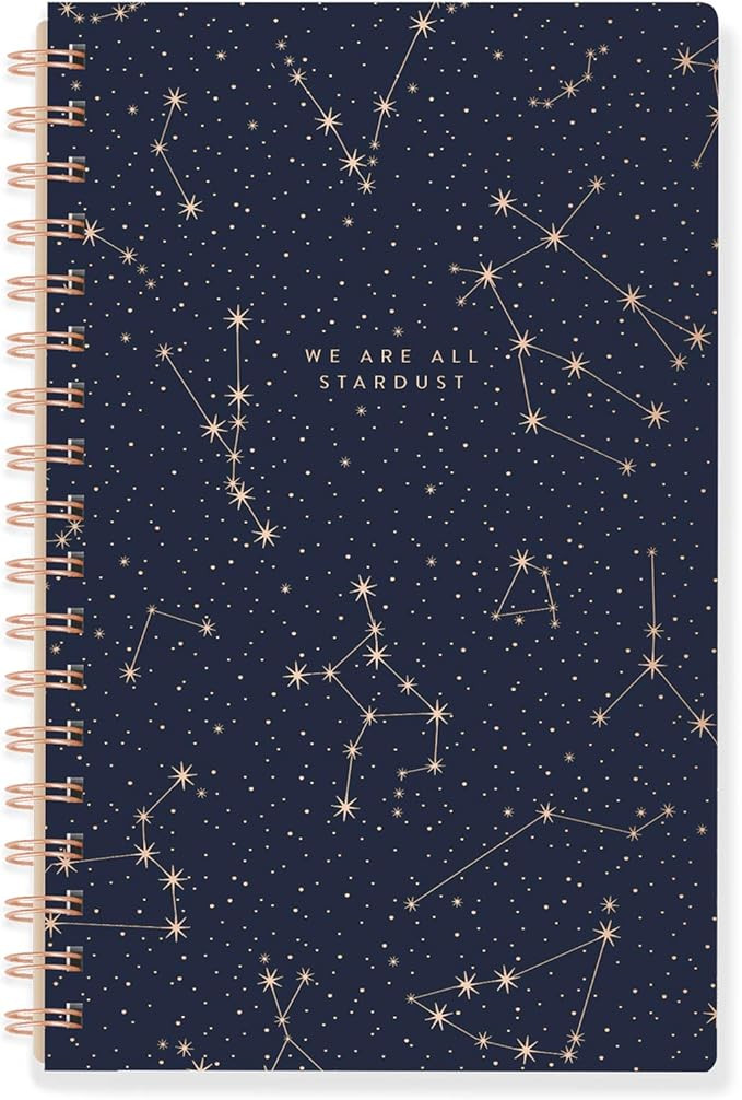Fringe Signature Spiral Journal/Notebook, 160 Lined Pages, 6 x 9.5 Inches, Star Art (896048) | Amazon (US)