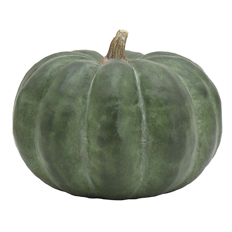 Green Resin Pumpkin, 5.75" | At Home