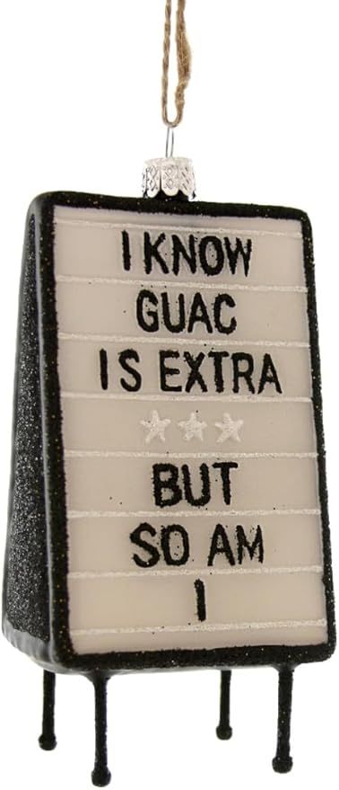 The Bridge Collection Extra Guac Ornament - I'm A Little Extra Funny Christmas Ornament - Guac is... | Amazon (US)