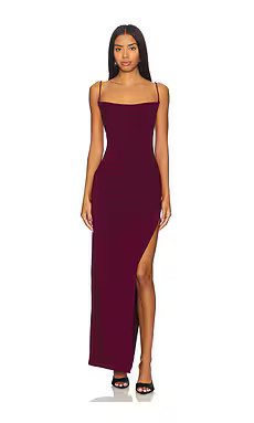 Lovers and Friends Odessa Gown in Oxblood from Revolve.com | Revolve Clothing (Global)