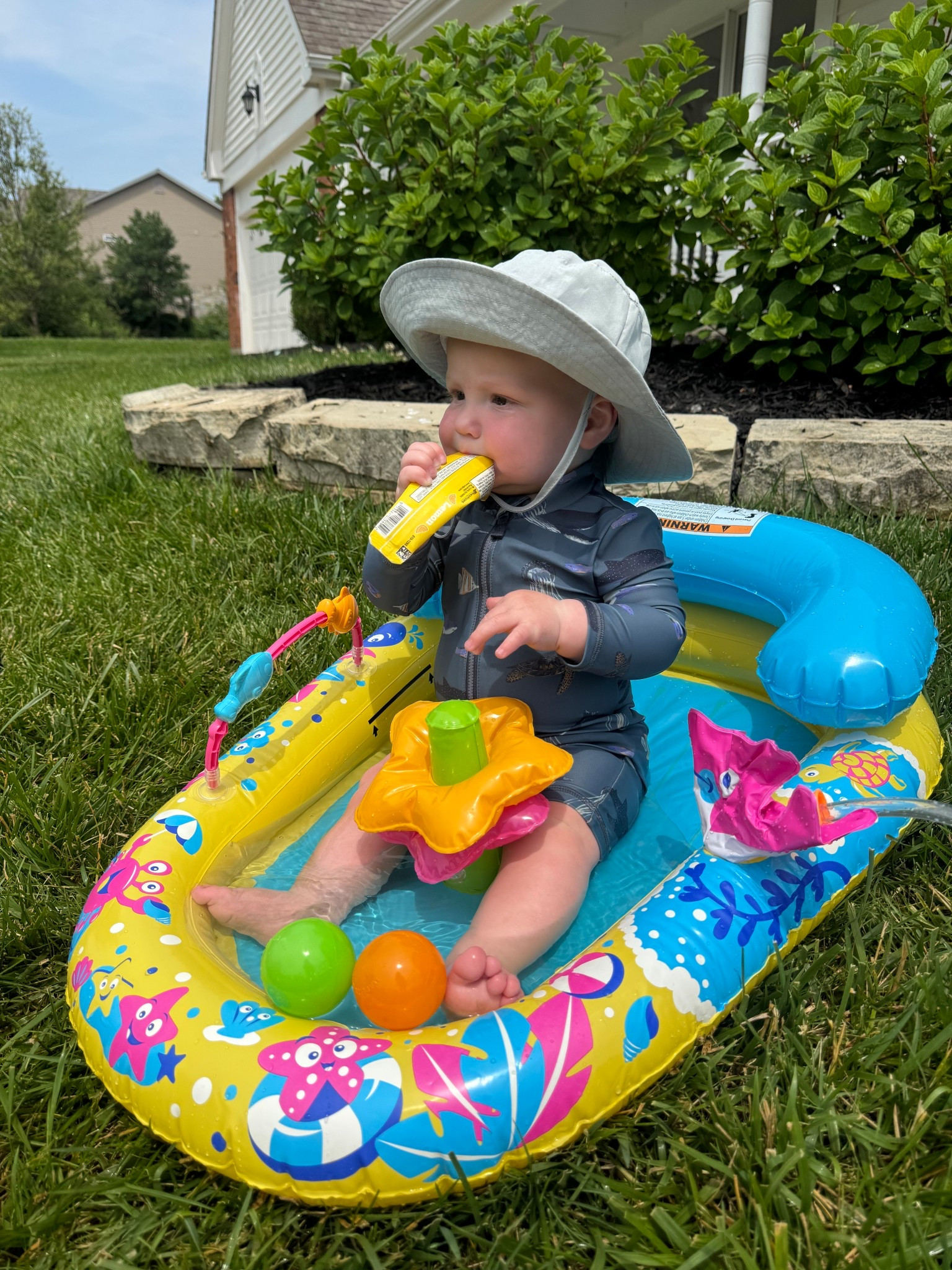 The perfect water activity center for babies! Conny loves water so he loved playing in this. Such a steal to keep them entertained on these hot days! 

#LTKSummerEdit #LTKSeasonal #LTKKids