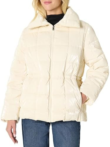 Amazon Essentials (Demi's Pick) Women's Oversized-Fit Square Quilted Puffer Jacket with Adjustabl... | Amazon (US)