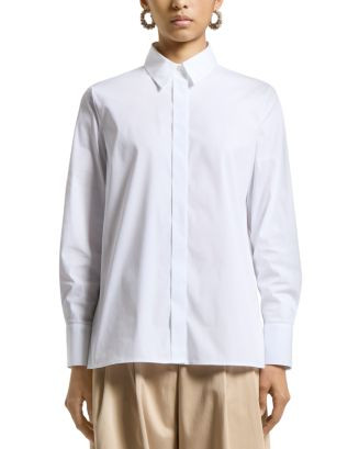 Peserico Concealed Placket Shirt  | Bloomingdale's Women | Bloomingdale's (US)
