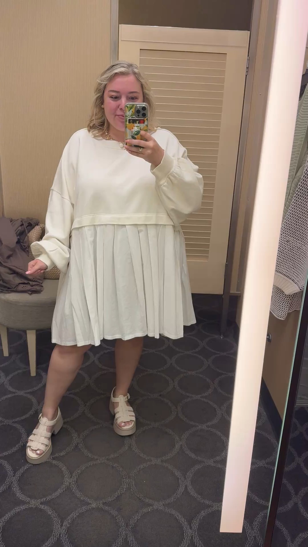 Tried on this Free People dress at Nordstrom and it’s actually so so cute! I’m in the XL and still had plenty of room! FP is notorious for running very oversized. Linking it up! 

#LTKSaleAlert #LTKPlusSize #LTKFindsUnder100