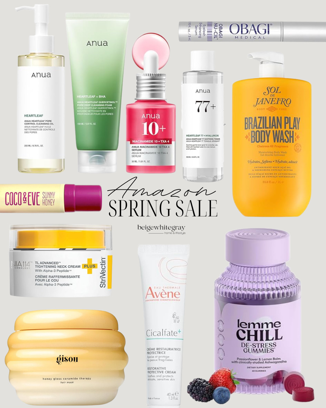 Spring into wellness with these skincare and beauty deals on Amazon! 🌸 Perfect for a fresh start. #SpringSale #BeautyDeals 

 