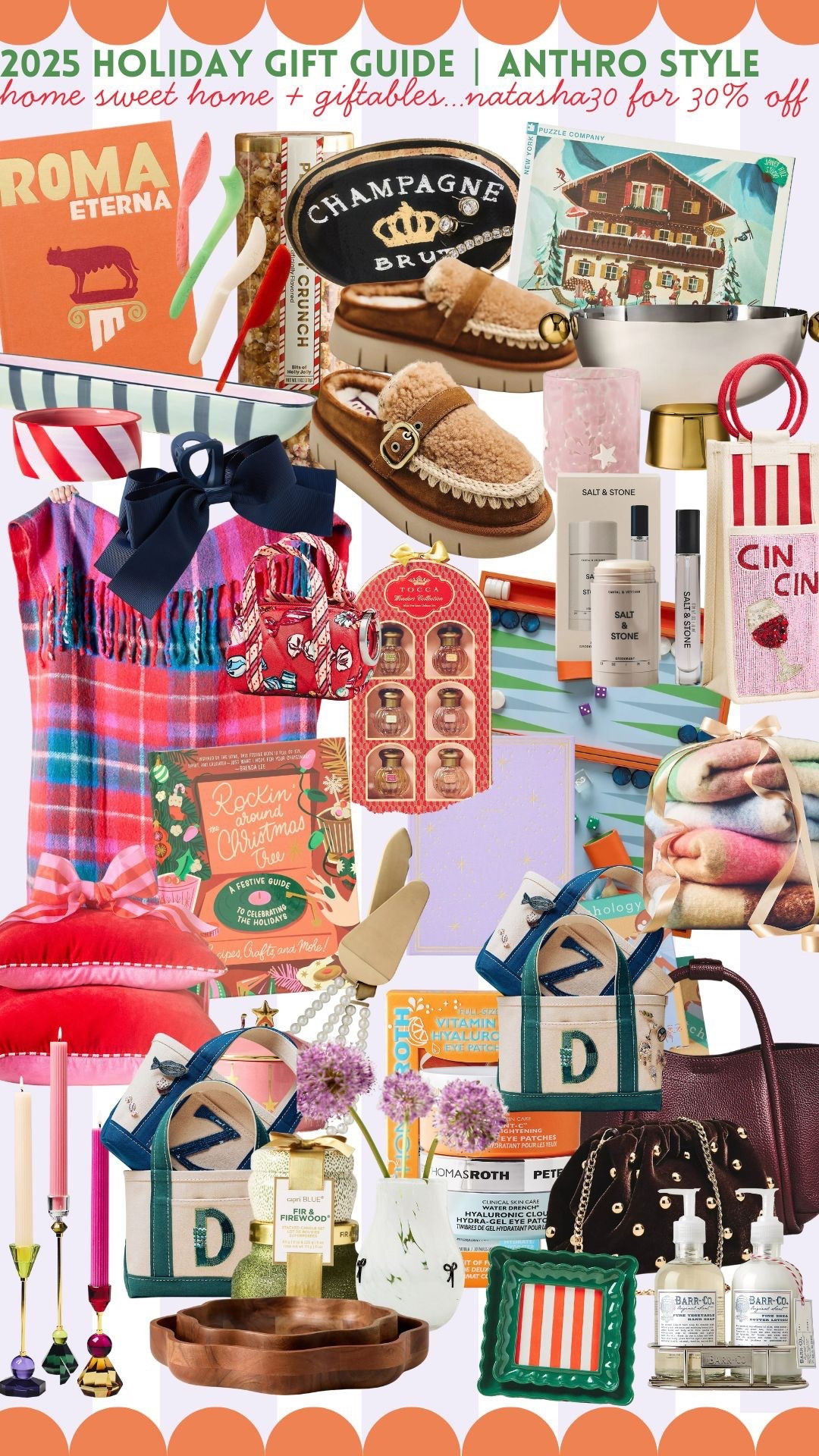 holiday gift guide 2025 | Anthro home sweet home … use Natasha30 for 30% off !! 

#LTKHoliday #LTKSeasonal #LTKGiftGuide