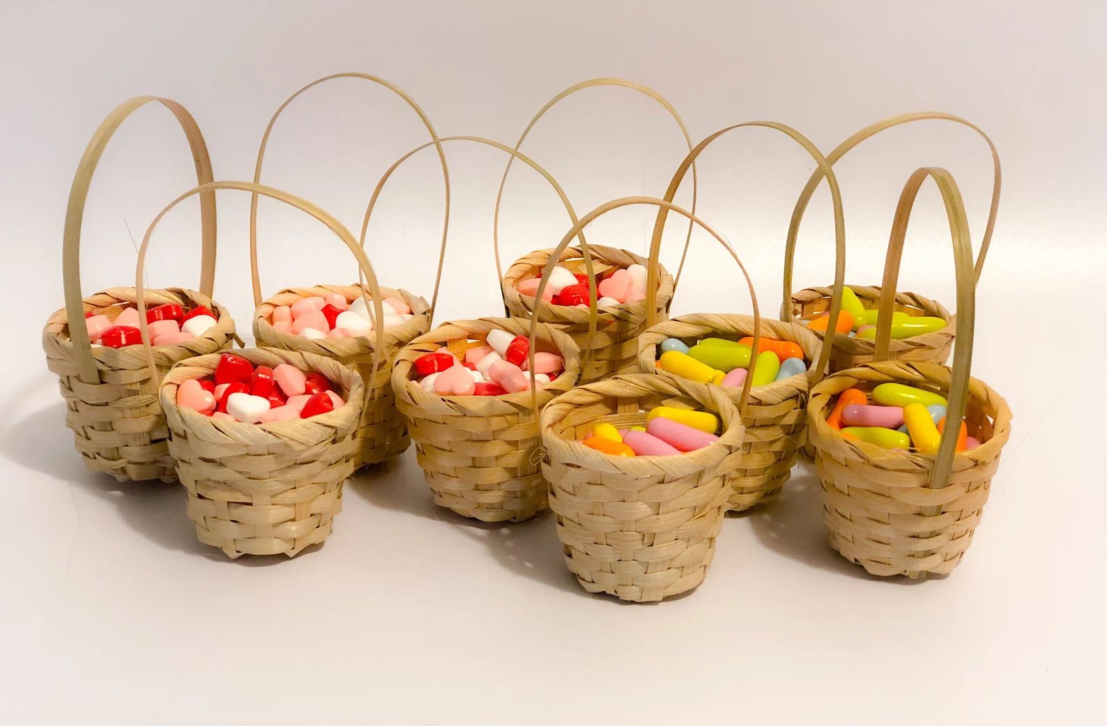 Set of Natural Miniature Straw Baskets Mini Wicker Baskets | Etsy | Etsy (US)