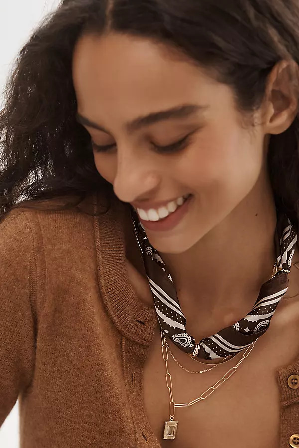 Scarf & Chain Necklace | Anthropologie (US)