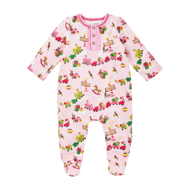 Toyland Pink Baby Sleeper | Classic Whimsy