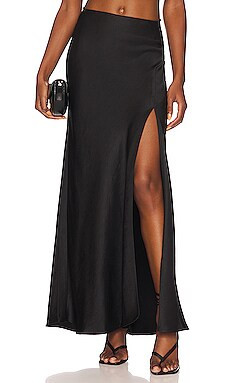 BEC&BRIDGE Camille Maxi Skirt in Black from Revolve.com | Revolve Clothing (Global)