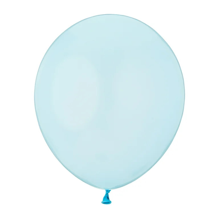 12" Light Blue Latex Balloons, 15 Pieces, by Way To Celebrate | Walmart (US)