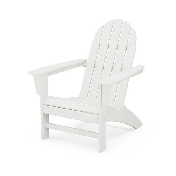 POLYWOOD Vineyard Outdoor Adirondack Chair - Assembly Required - Adirondack Chairs - White | Bed Bath & Beyond