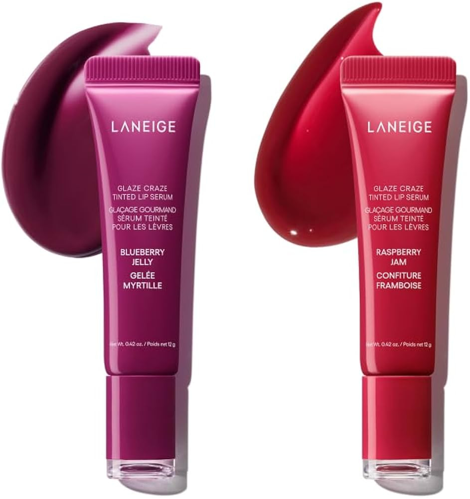 LANEIGE Glaze Craze Tinted Lip Serum: Hydrating Lip Serum for Glossy, Nourished Lips with Plumpin... | Amazon (US)