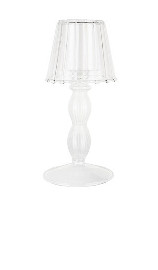Dolly Clear Candle Lantern in Clear | Revolve Clothing (Global)