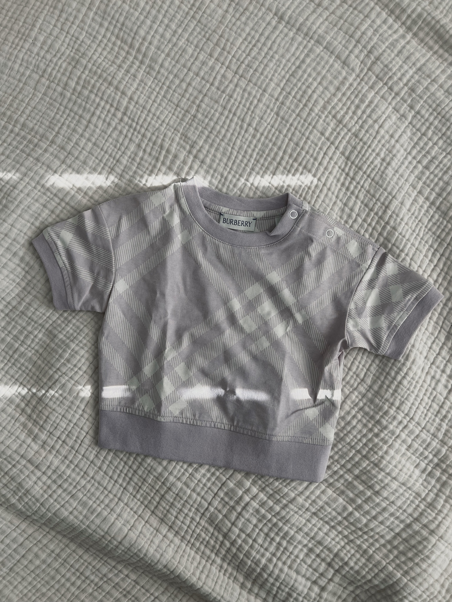 Sutton’s first designer piece 🤍
