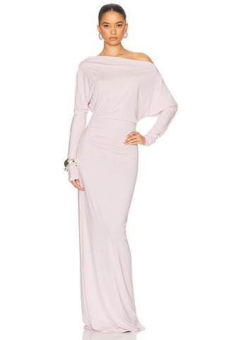 Helsa The Nina Dress in Rose - Pink. Size S (also in ). | FWRD 