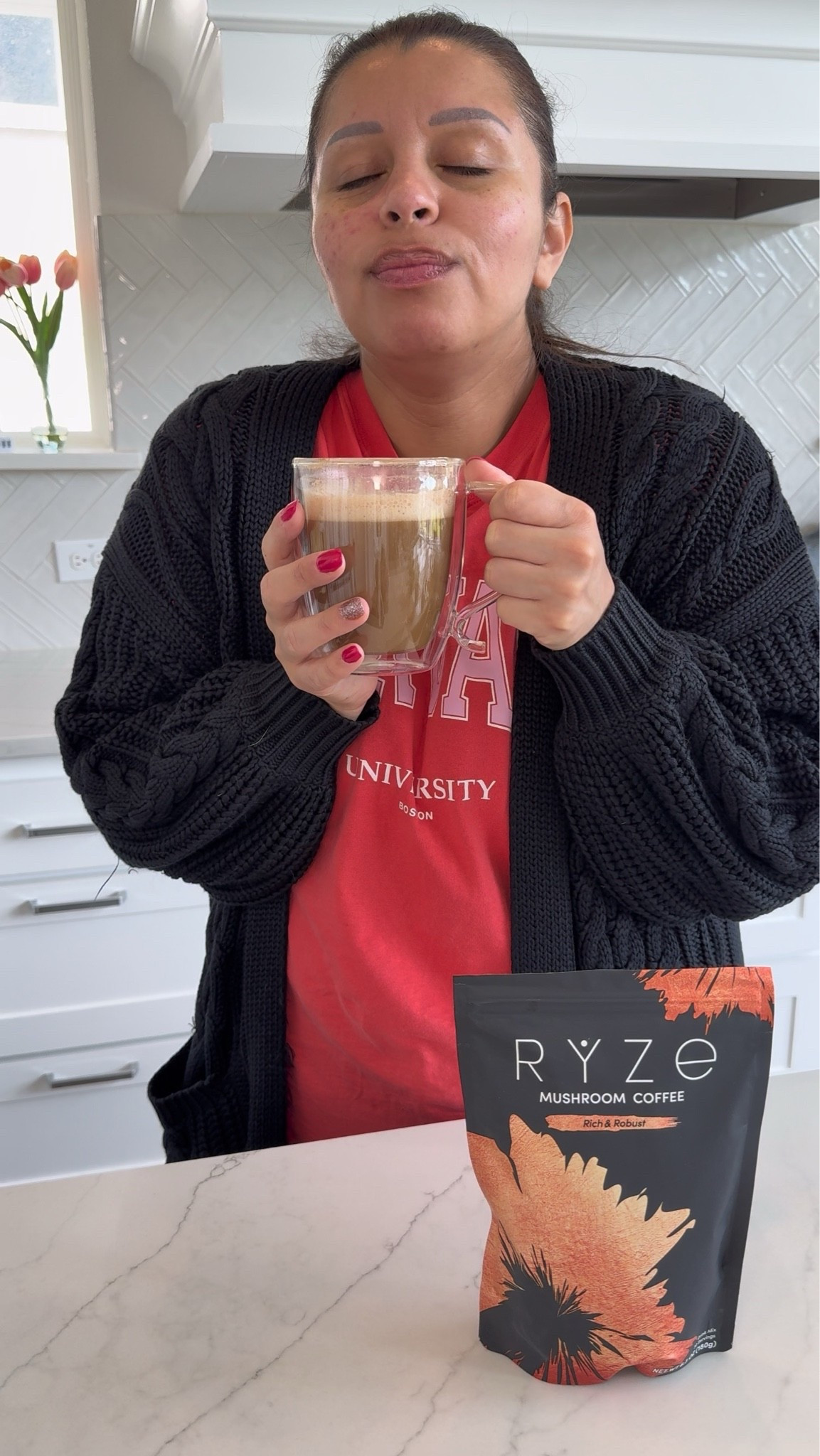 I’ve really enjoyed adding RYZE Mushroom Coffee to my morning routine. It still feels like a cozy cup of coffee, especially when I mix it with my favorite creamer and make it part of my slower morning ritual. For me, it has been a smoother option when I want steady energy without feeling overly jittery.

I also appreciate that it includes functional mushrooms, prebiotics, and about 50mg of caffeine, so it fits well with my focus, digestion, and overall wellness routine. RYZE feels approachable, easy to make, and realistic to use every day. 

@ryzesuperfoods 
#ryzeaffiliate #howiryze #ryzegift #ad #texasgirl #latinacontentcreator

#LTKHome #LTKmorningroutine #LTKOver40