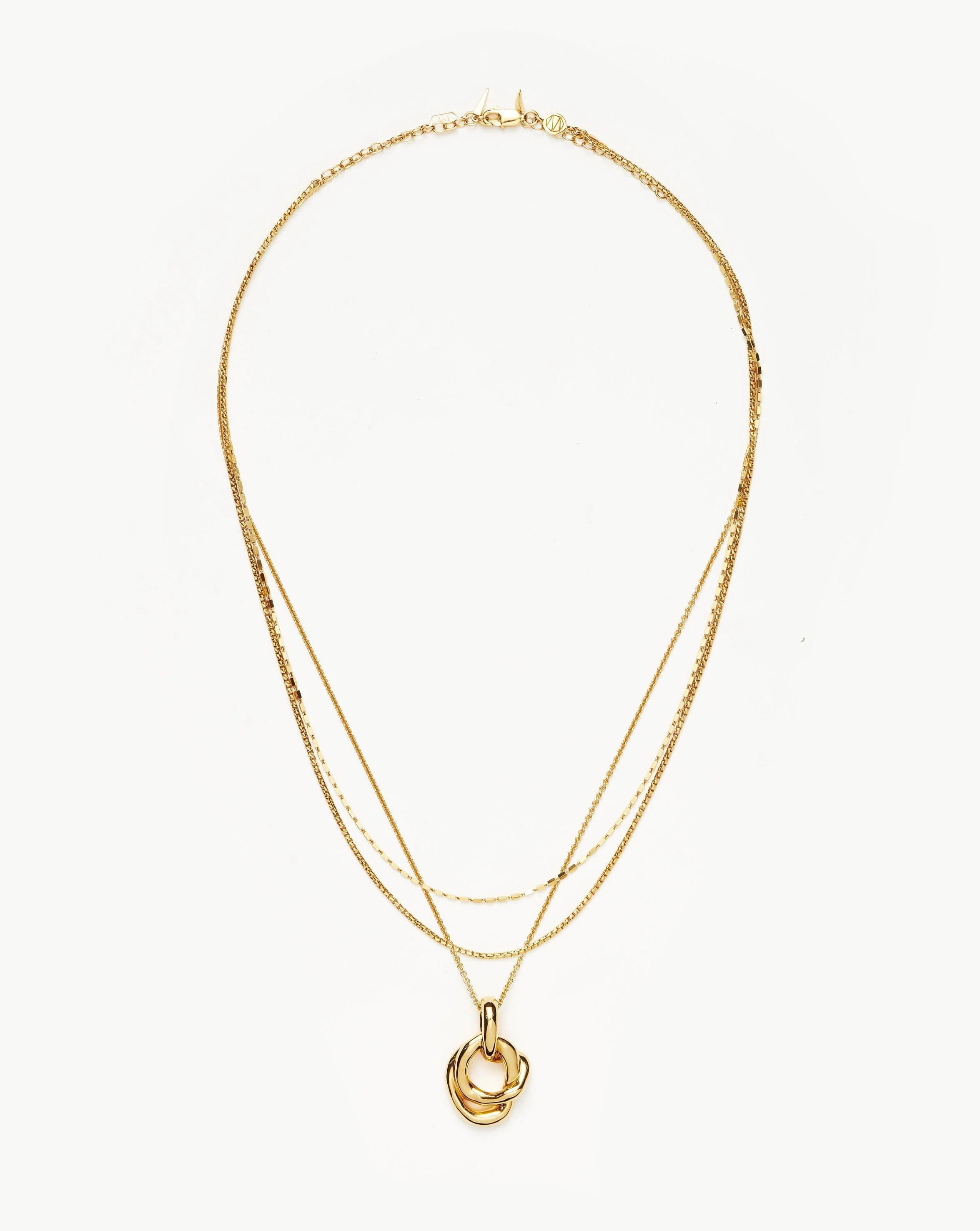 Molten Twisted Pendant Necklace Set | Missoma UK