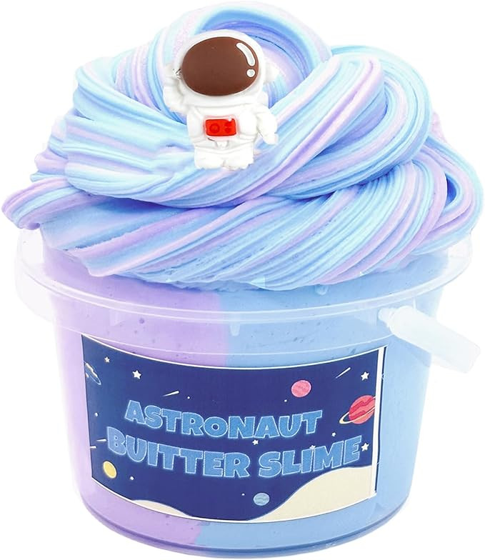 Blue Cake Slime,Non Sticky,Super Soft Sludge Toy,Birthday Gifts for Kids 4-12,DIY Butter Slime Pa... | Amazon (US)