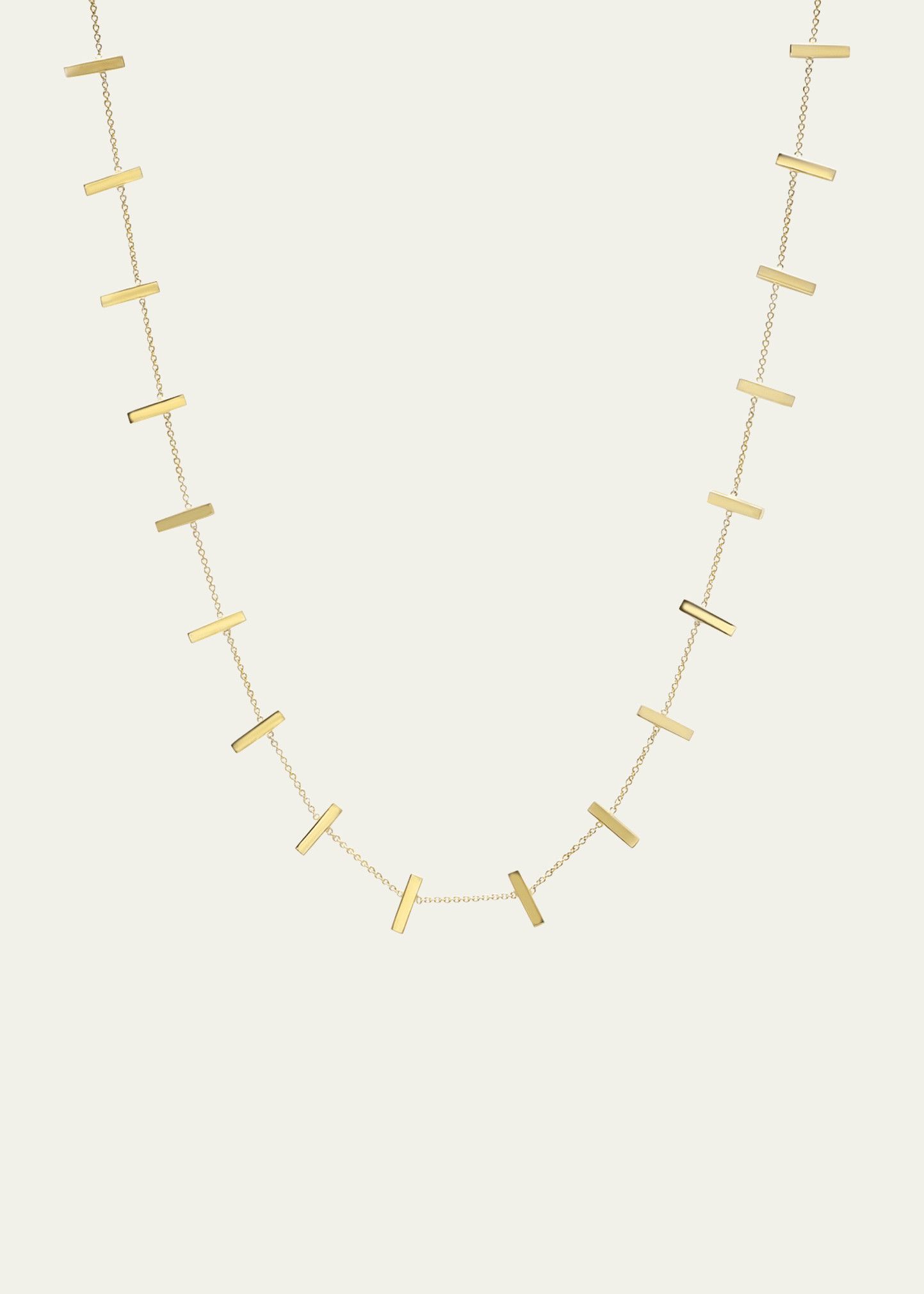 Jennifer Meyer Cross Bar Necklace in Yellow Gold | Bergdorf Goodman