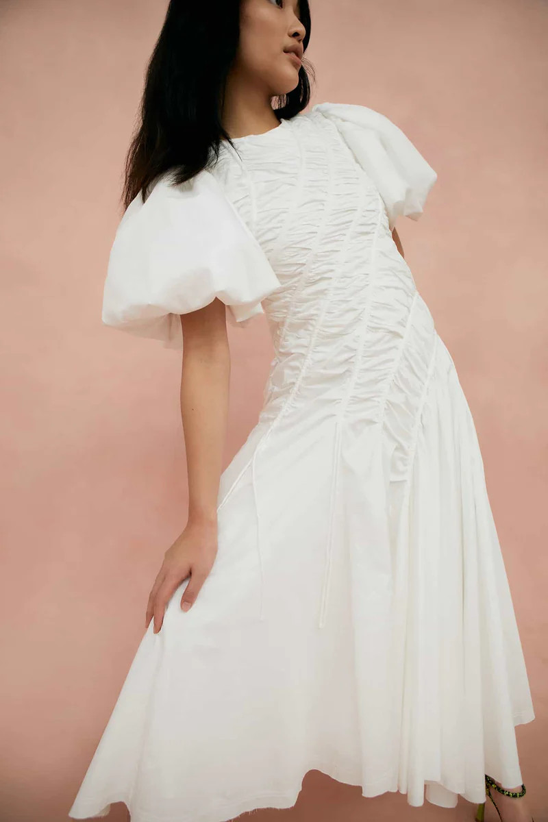 Siren Drawstring Midi Dress | aje. (US, UK, Europe, ROW)