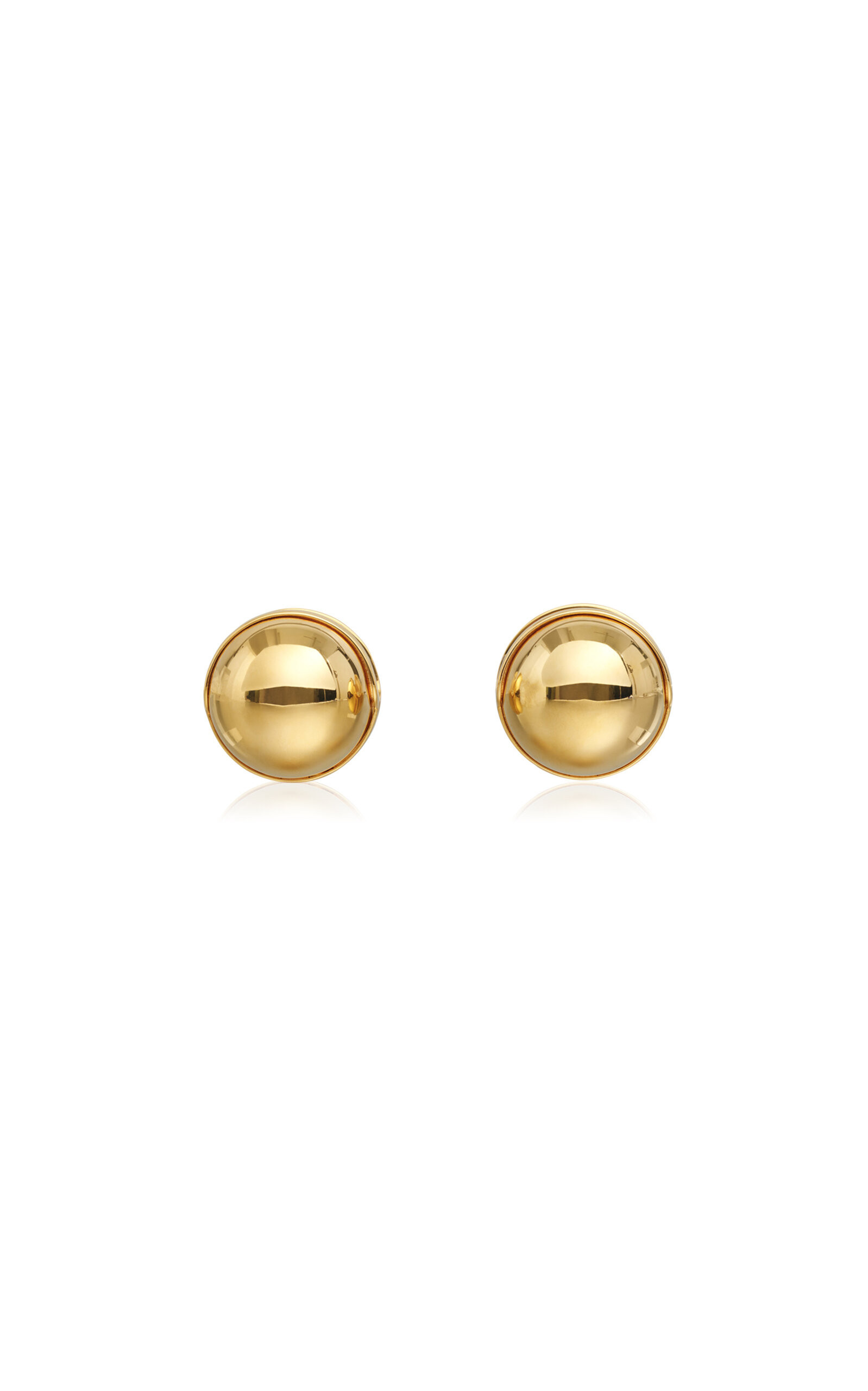 ALAÏA - Sphere Gold-Tone Earrings - Gold - OS - Moda Operandi - Gifts For Her | Moda Operandi (Global)