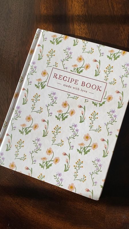 Prettiest simple recipe book! Hardcover, 100 pages, and only $5.  

I plan to write down my favorite recipes from my mom, along with my own recipes.  Would make a great gift. 

cooking // family quality time // food // kitchen // Mother’s Day gift idea // wedding registry gift // #mothersday #weddingregistry 

#LTKGiftGuide #LTKwedding #LTKfamily