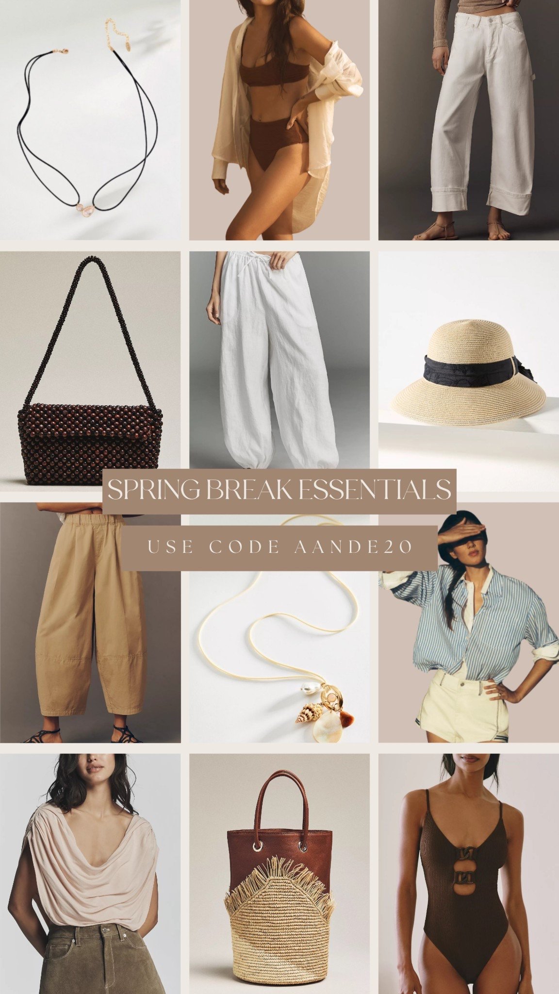 THE spot for your spring wardrobe! All their pieces are so stunning. Use code AANDE20 at checkout!

anthropologie, spring fashion, spring wardrobe, spring break style 

#LTKSaleAlert #LTKSeasonal