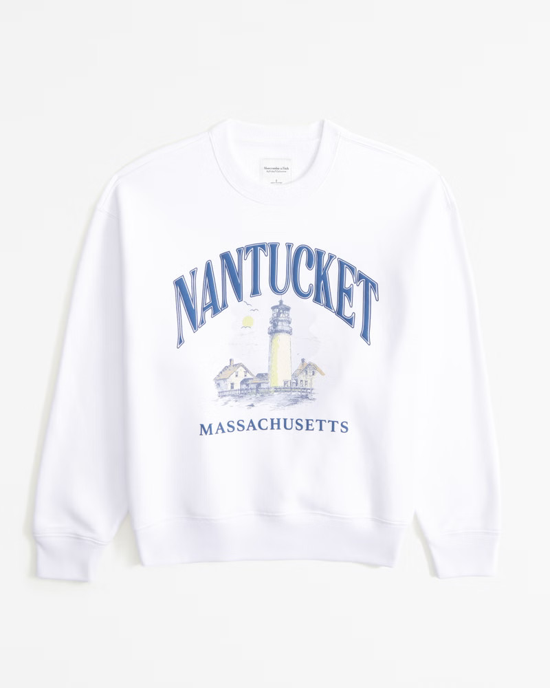 East Coast Destination Vintage Sunday Crew | Abercrombie & Fitch (US)