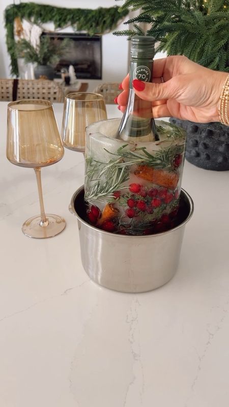 This Amazon ice bucket mold is perfect for holiday entertaining and would also make the perfect gift! It was so easy to use and will elevate any party  
Gift ideas for her, gift for the hostess, wine lover gifts, gift guide

#LTKHoliday #LTKGiftGuide #LTKhome