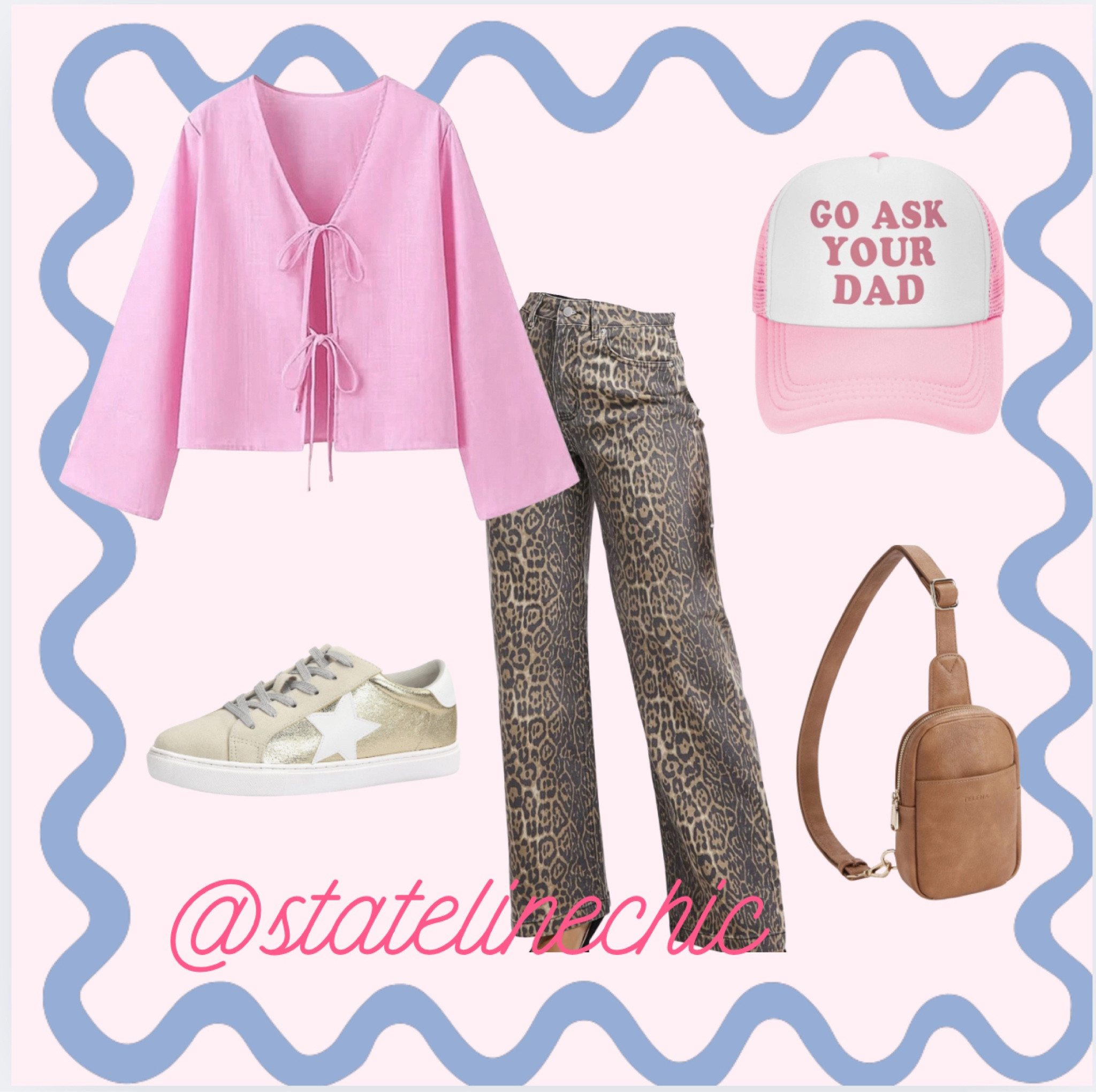 Fun little outfit for any occasion! Love a fun trucker hat and leopard print. #ootd #amazon #outfit #shein #truckerhat

#LTKFindsUnder50 #LTKStyleTip #LTKFestival