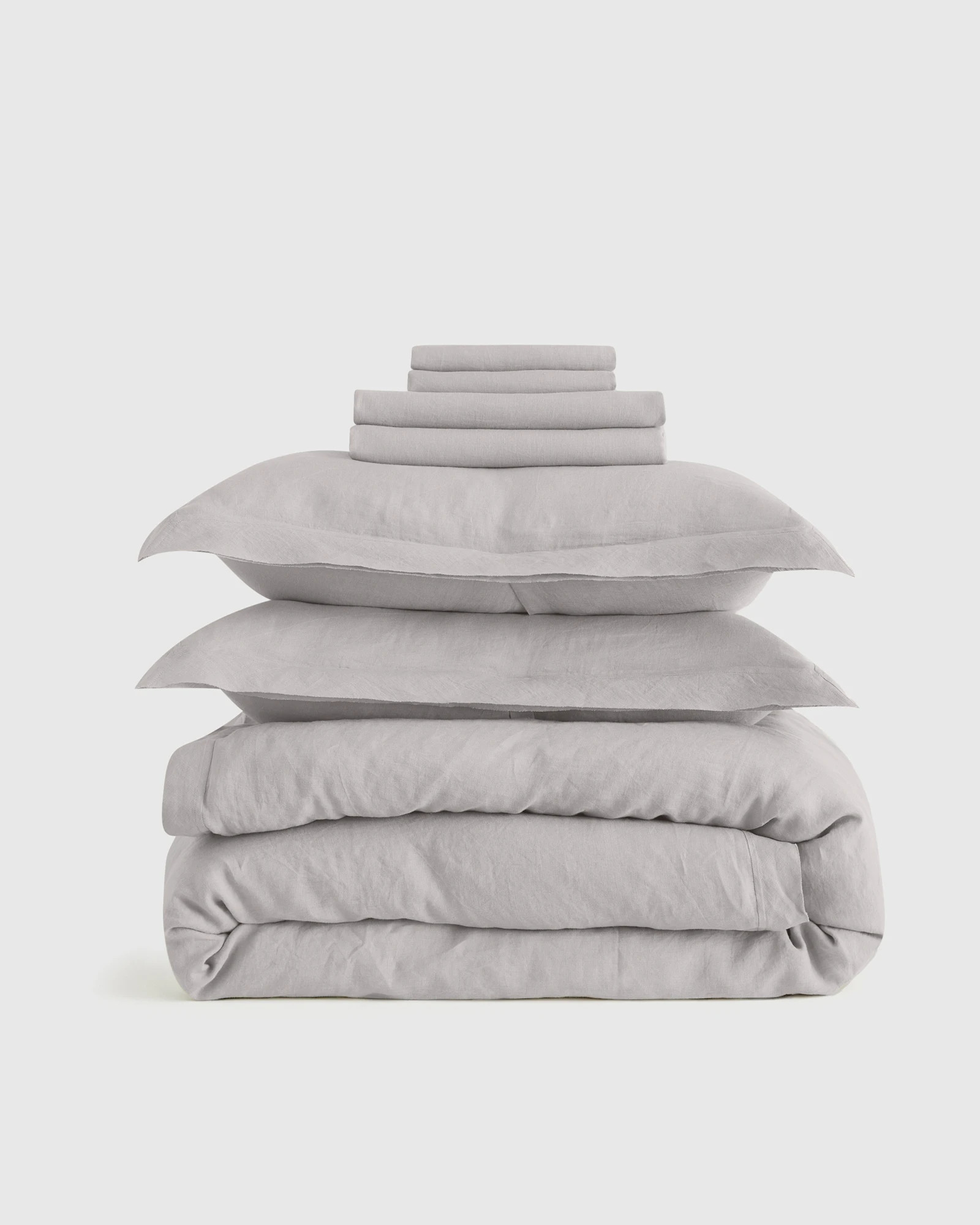 European Linen Double Flange Deluxe Bedding Bundle | Quince