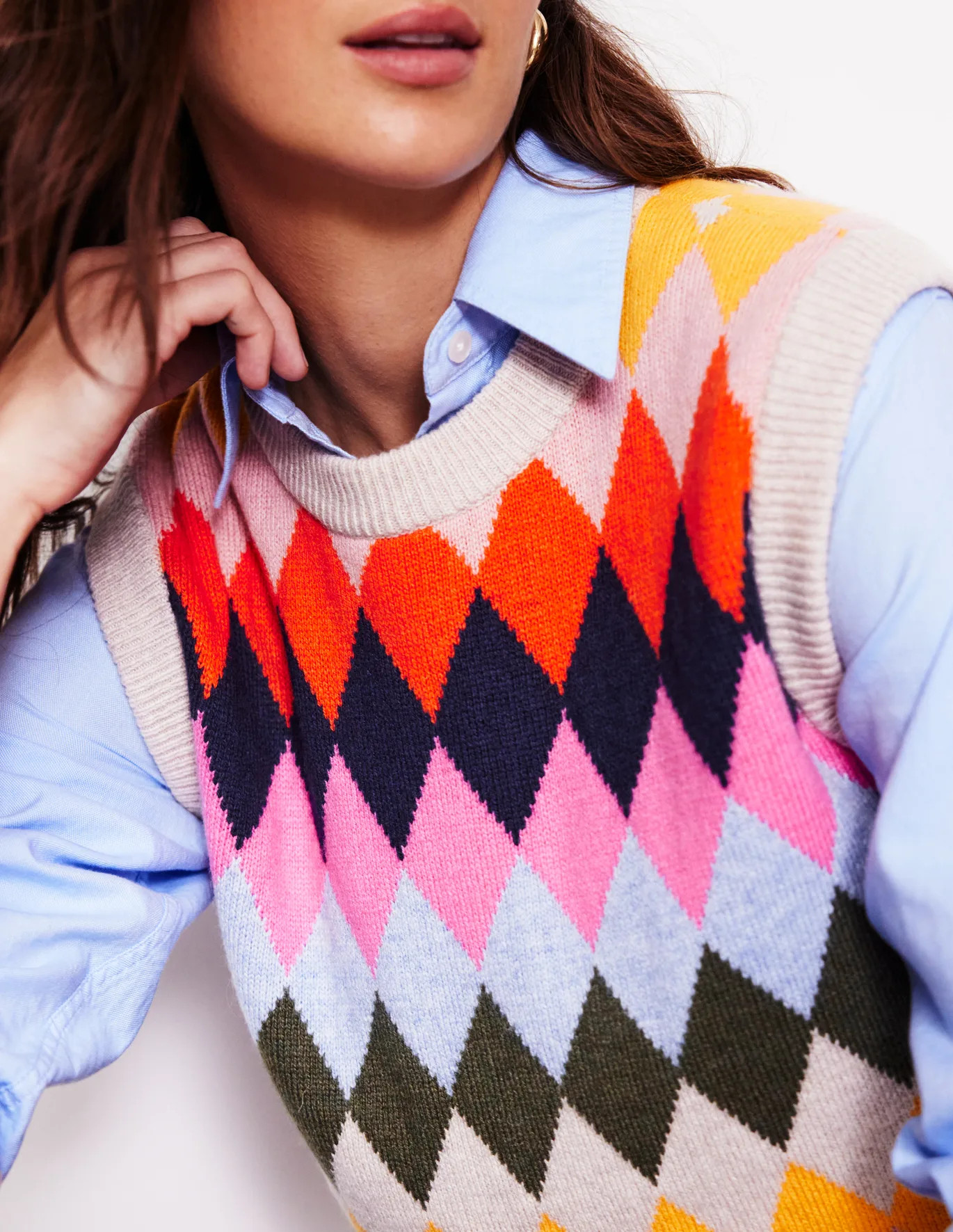 Patterned Vest | Boden (US)