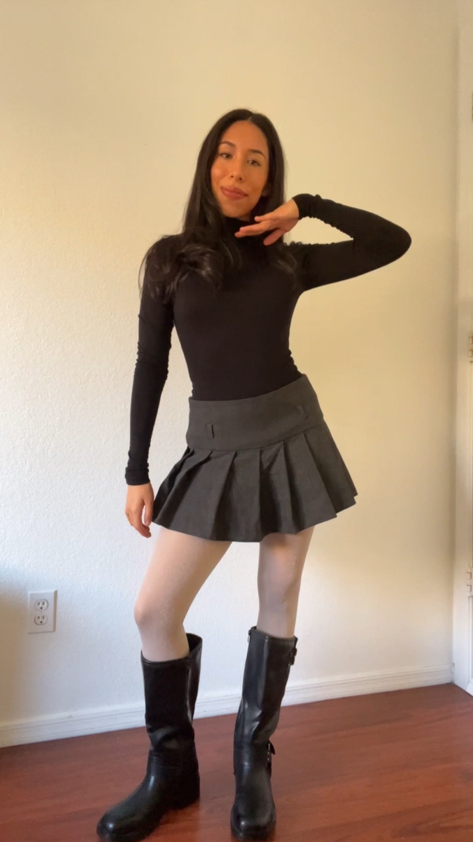 styling tights for colder weather/holiday dinners skirt is thrifted Zara 

#LTKHoliday #LTKSeasonal