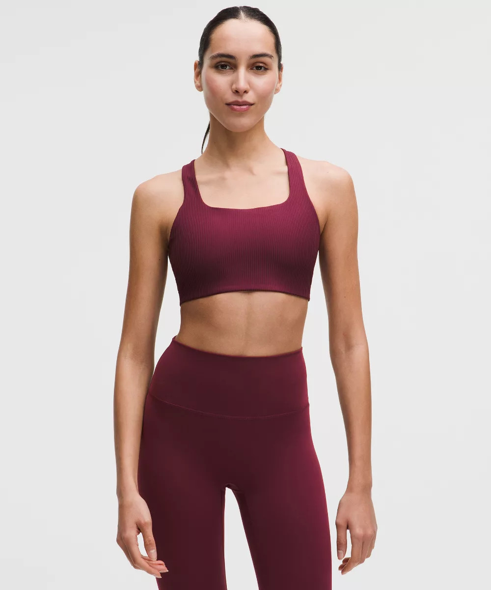 All-Time Hero Ribbed Sports Bra   Medium Support, B/C Cup | lululemon (AU)