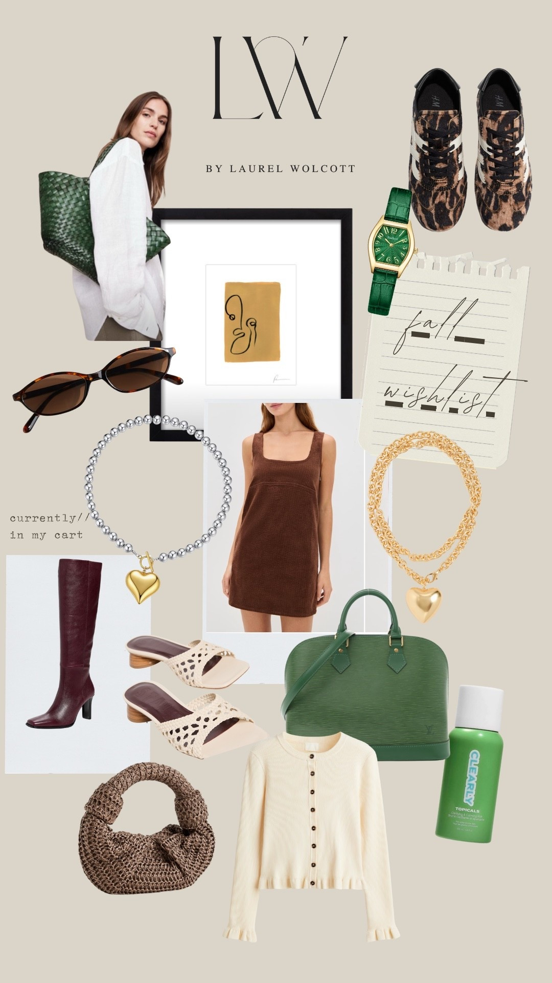 Fall Wishlist #necklace #beadednecklace #heart #amazon #simonmiller #suede #sunglasses #tortoise #green #brown #art #boots #staud #watch #handbag #purse #LV #louisvuitton #skincare #crochet

#LTKItBag #LTKFindsUnder100 #LTKShoeCrush